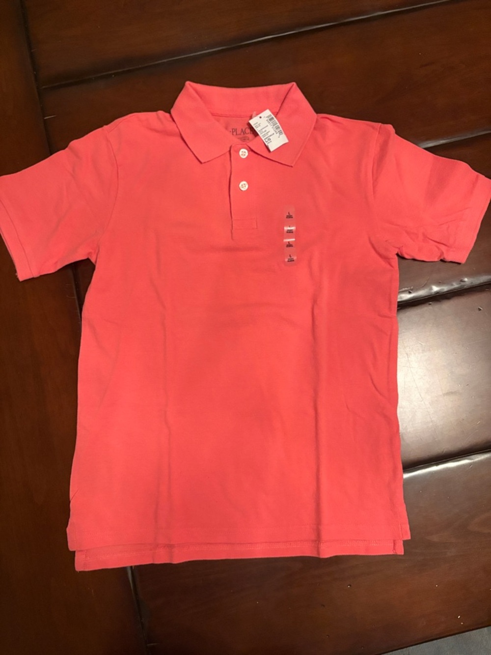 The Children's Place Coral Pink Polo Shirt